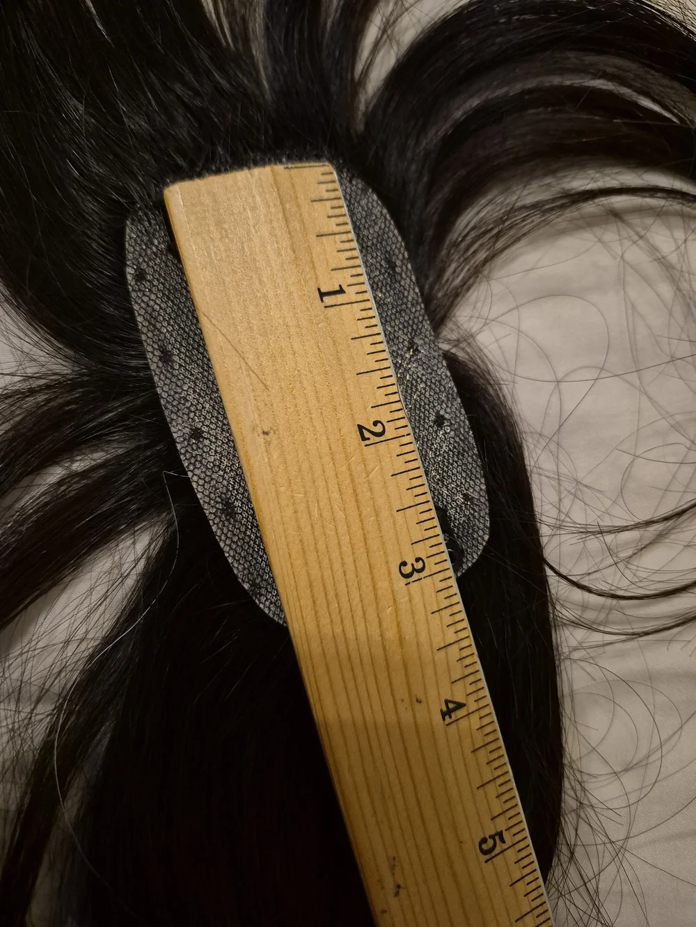 Black Human Hair Topper